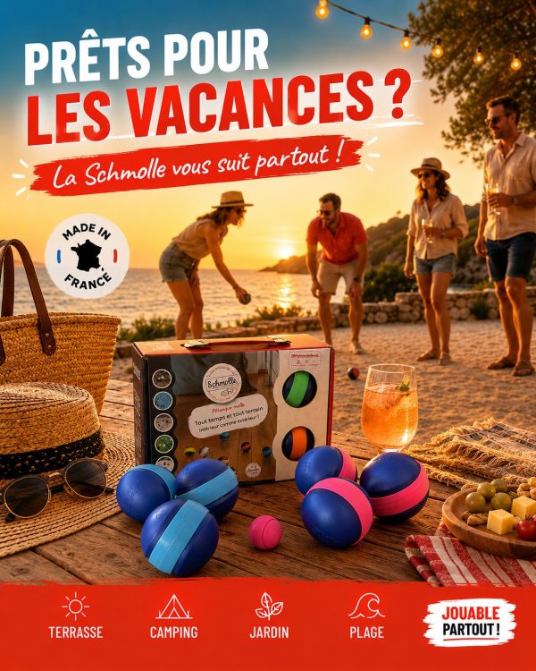 jeu de vacances en famille La Schmolle sur la plage